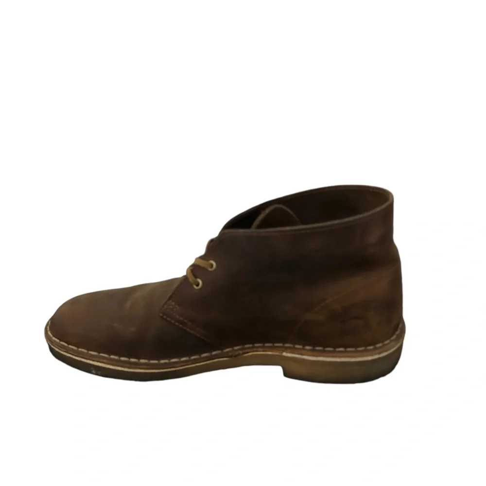 Clarks Original 31692 Brown Men’s Leather Desert Chukka Boot Shoes Size 8.5